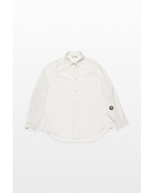 Acne Button Up in White für Herren