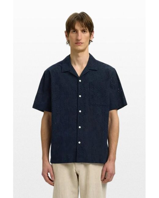SELECTED Πουκαμισο in Blue für Herren