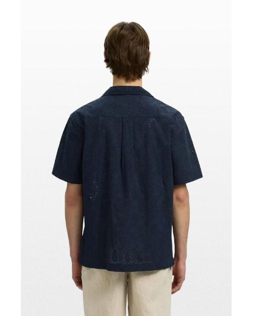 SELECTED Πουκαμισο in Blue für Herren