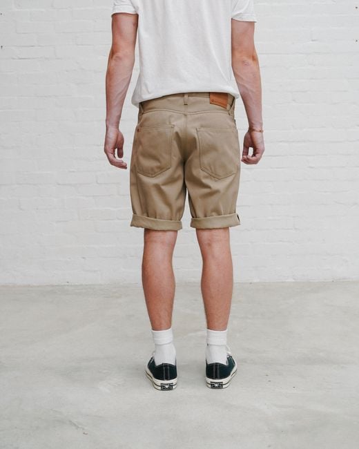 Hiut Denim Shorts - Japanese Khaki Chino for Men | Lyst