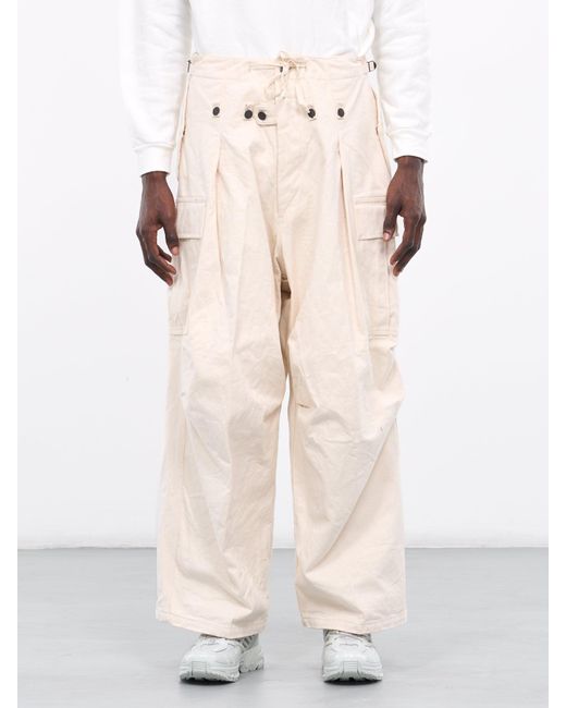Kapital Heavy Drill Cargo Pants in Natural for Men | Lyst