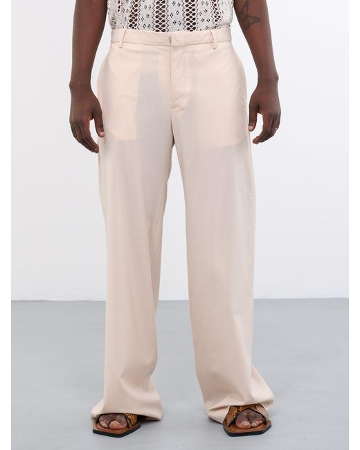 Brown Otto Trousers by CMMN SWDN on Sale
