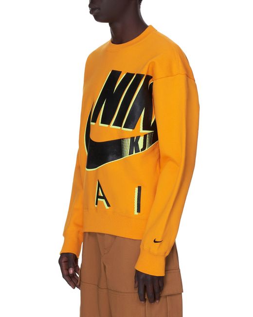 orange nike pullover