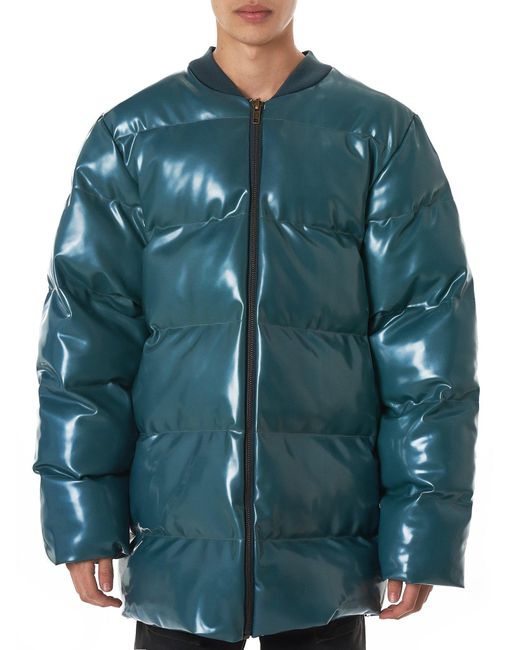 latex jacket puffer