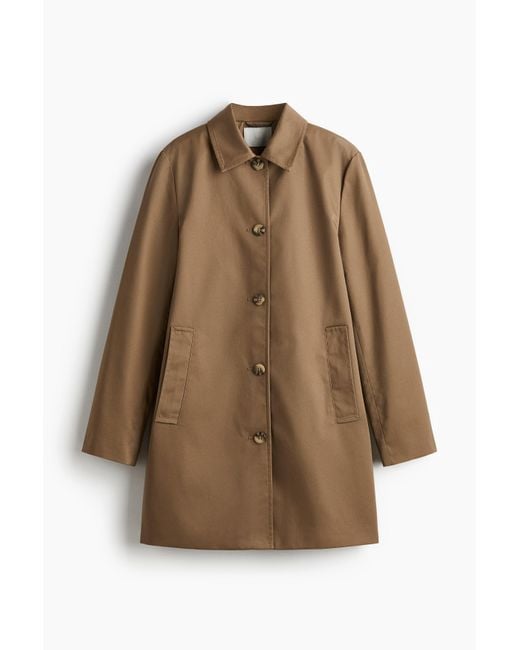 H&M Carcoat in het Natural