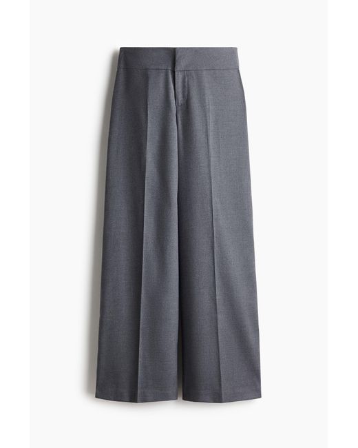 H&M Gray Weite elegante Hose
