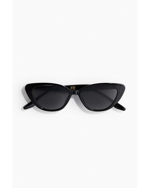 Lunettes de soleil cat-eye H&M en coloris Black