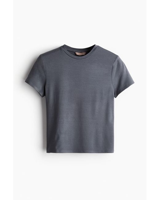 T-shirt ajusté H&M en coloris Blue