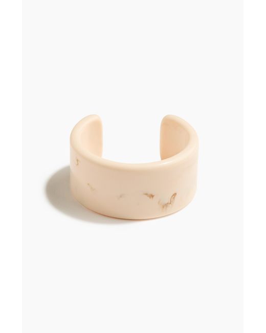 H&M White Manschettenarmreif