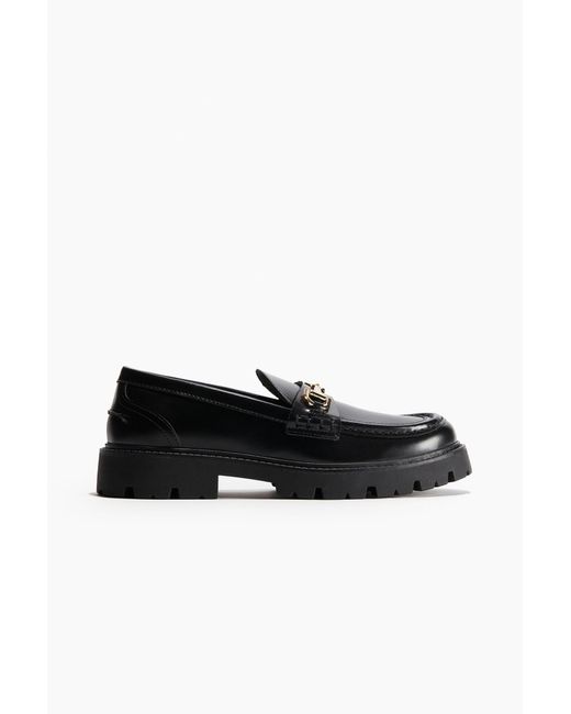 H&M Chunky Loafers in het Black