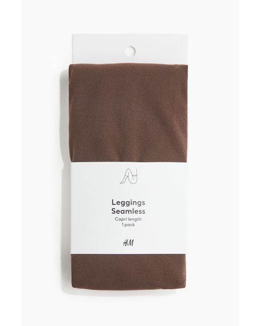 H&M Seamless caprilegging in het White