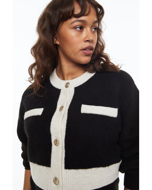 Hu0026M Cardigan,skirt in Black | Lyst