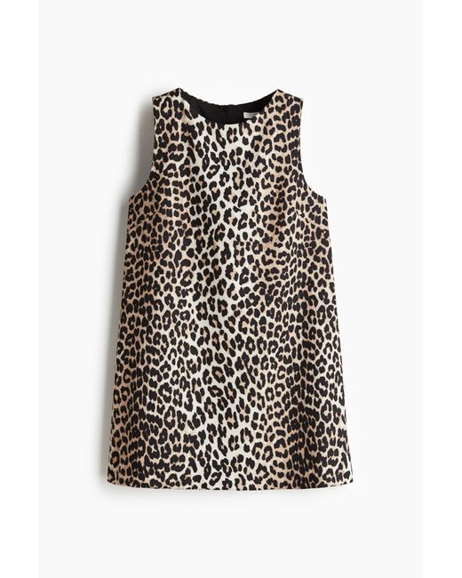 H&M White Mini-Etuikleid