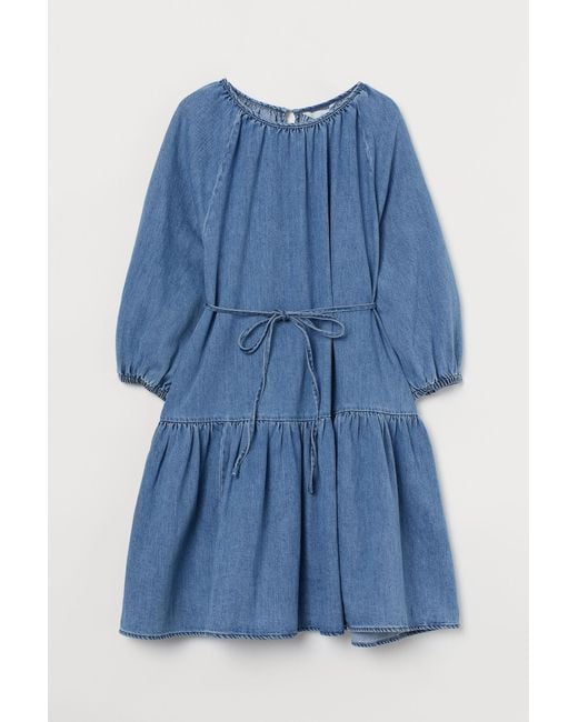 MAMA Robe en jean H&M en coloris Bleu | Lyst