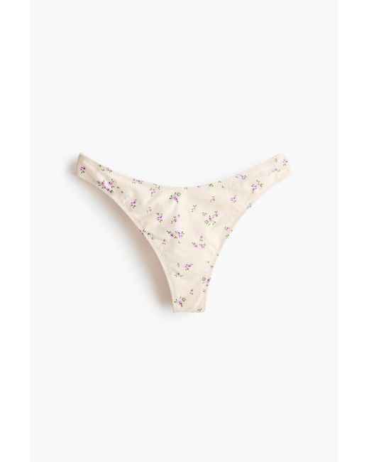 H&M Bikinislip in het White