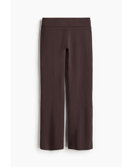 H&M Brown Ausgestellte Sportleggings mit DryMoveTM
