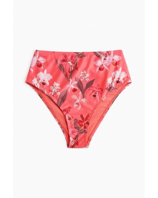 H&M Pink Printedtriangle Tie Side Brief