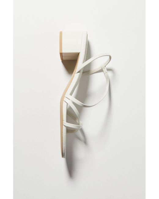 H&M Sandaletten Met Blokhak in het White