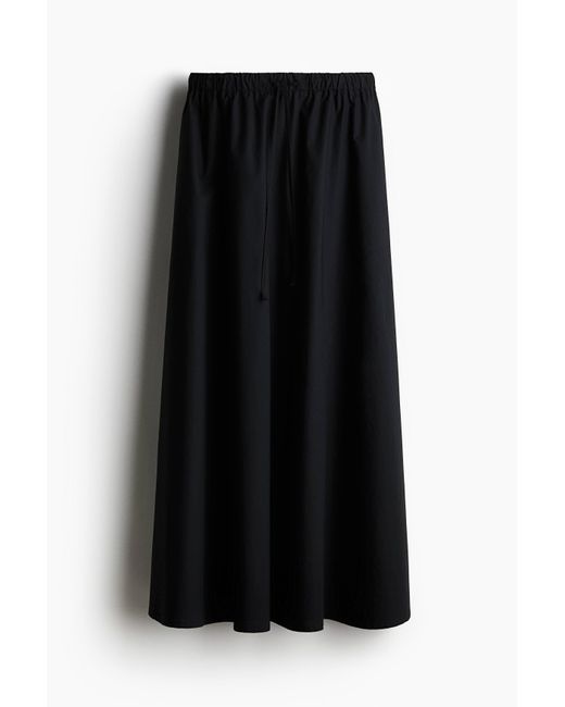 H&M Black Maxi-Tellerrock