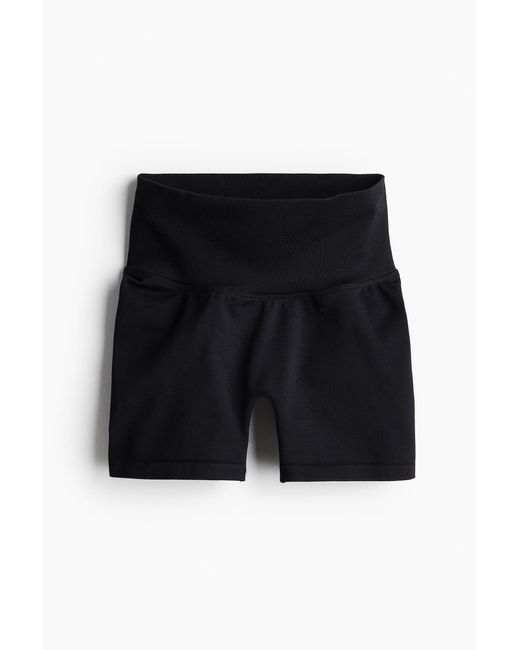 H&M Black Shape Seamless Hotpants