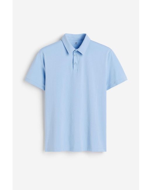 H&M Poloshirt in het Blue voor heren