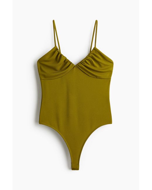 H&M Strappy Body in het Green