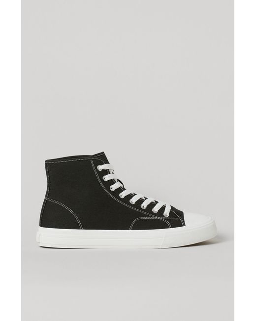 Hoge B23-sneaker Wit en zwart Dior Oblique-canvas | DIOR