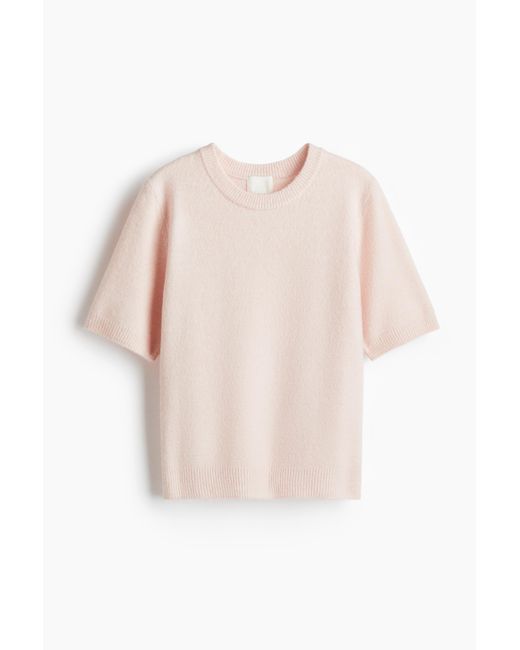 H&M Pink Feinstrickpullover