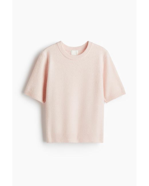 H&M Pink Feinstrickpullover