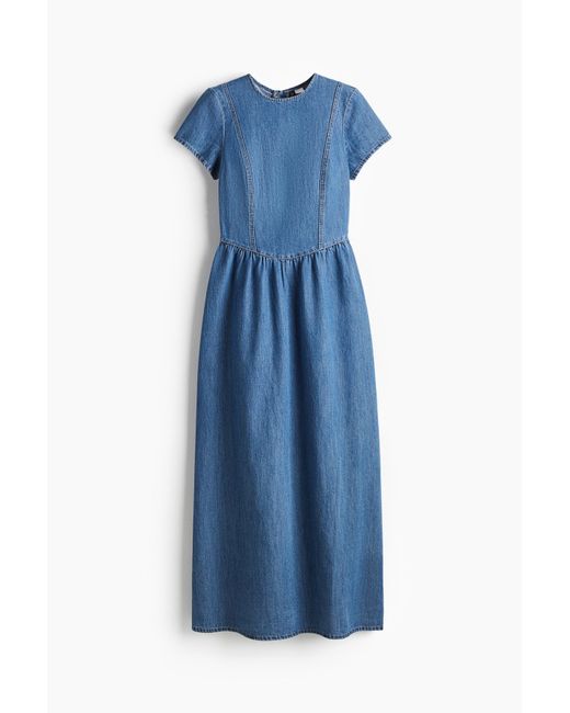 H&M Blue Maxikleid aus Denim