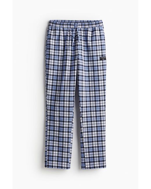 H&M Pyjama Pants in Blue für Herren