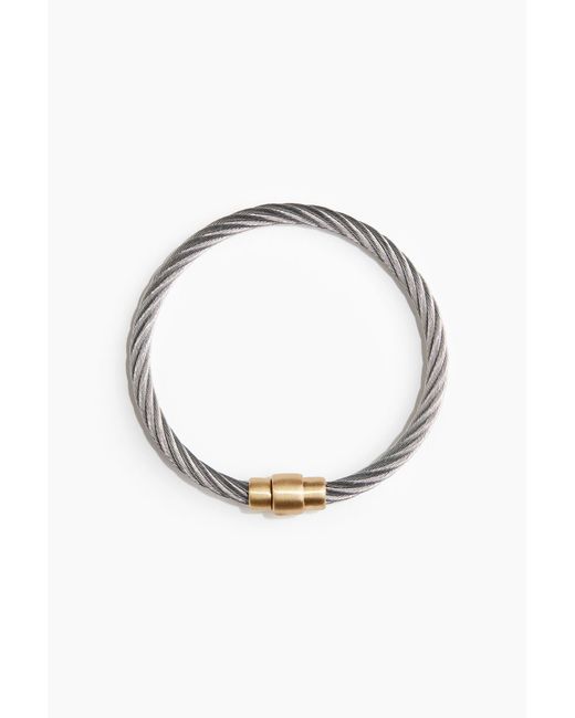 Bracelet H&M pour homme en coloris Metallic