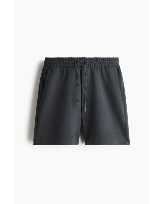 H&M Short Van Interlocktricot in het Black voor heren