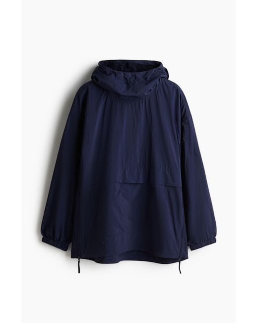 H&M Blue Wasserabweisender Anorak
