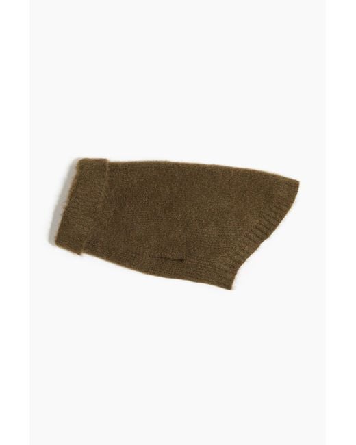 H&M Green Flauschiger Hundepullover