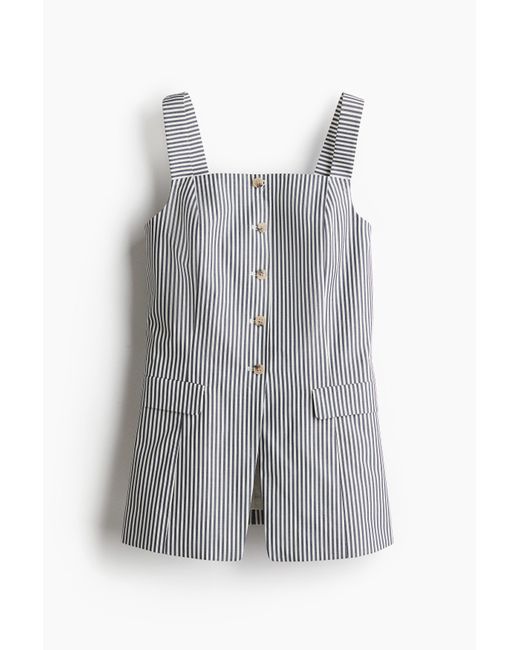 H&M Gray Long-Gilet