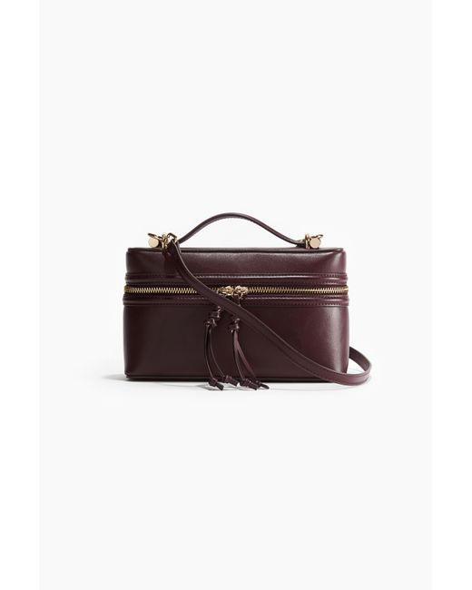 H&M Brown Crossbody-Tasche mit Knotendetail