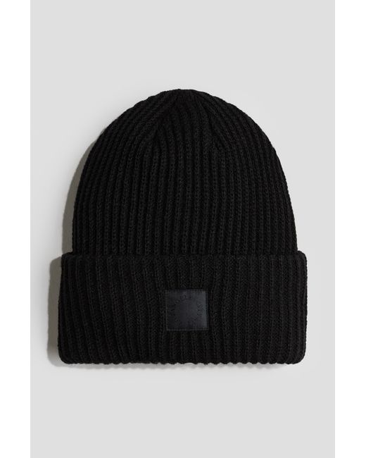 Bonnet Avec Application H&M en coloris Black