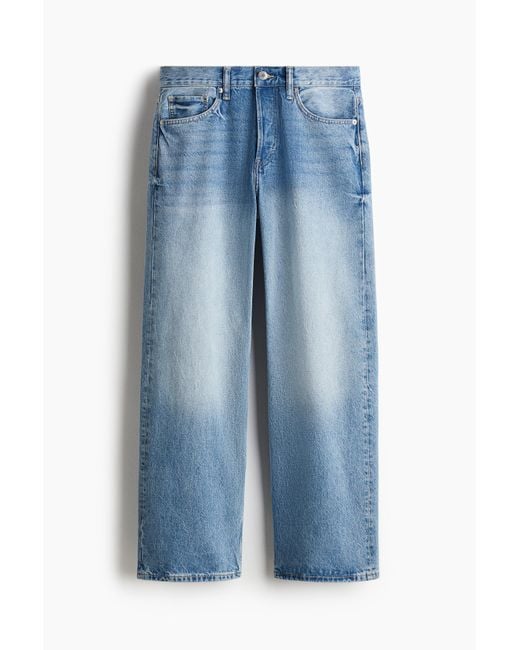 H&M Loose Straight Jeans in Blue für Herren