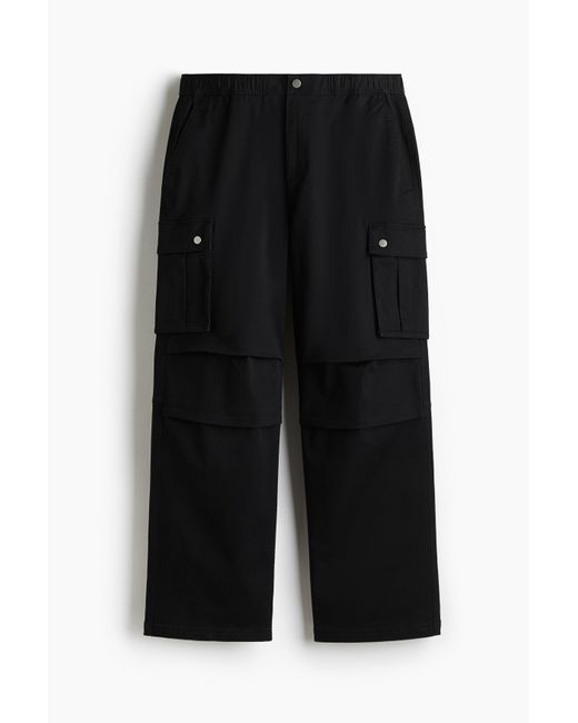H&M Utilitybroek in het Black voor heren
