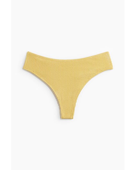 Bas De Maillot Brazilian H&M en coloris Yellow