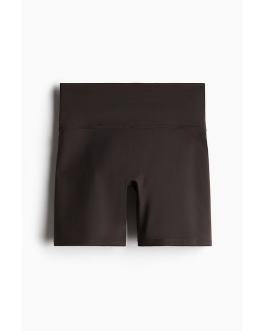 H&M Black Sport-Radlershorts mit SoftMoveTM