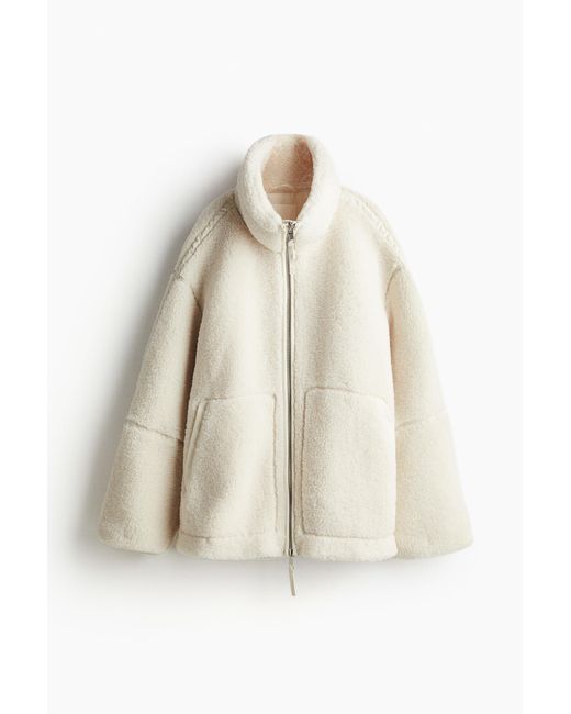 H&M Ruim Teddy Jack in het White