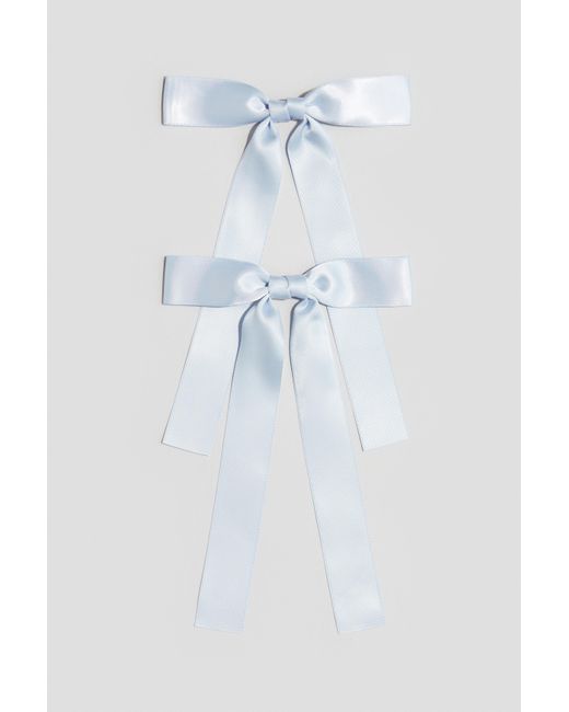 Lot De 2 Barrettes Avec Naud H&M en coloris Blue
