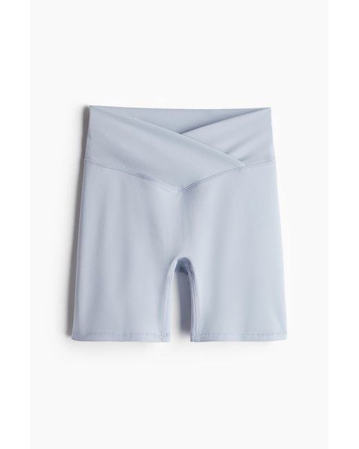 H&M Sportfietsshort Met Softmovetm in het Blue