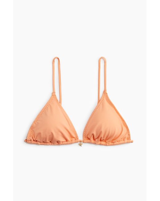 Haut de maillot triangle paddé H&M en coloris Orange