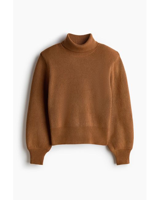 Pull à épaulettes H&M en coloris Brown