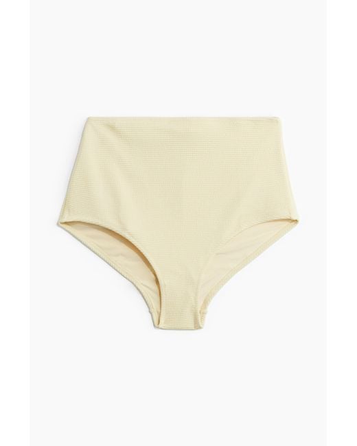 H&M Natural Bikinihose High Waist