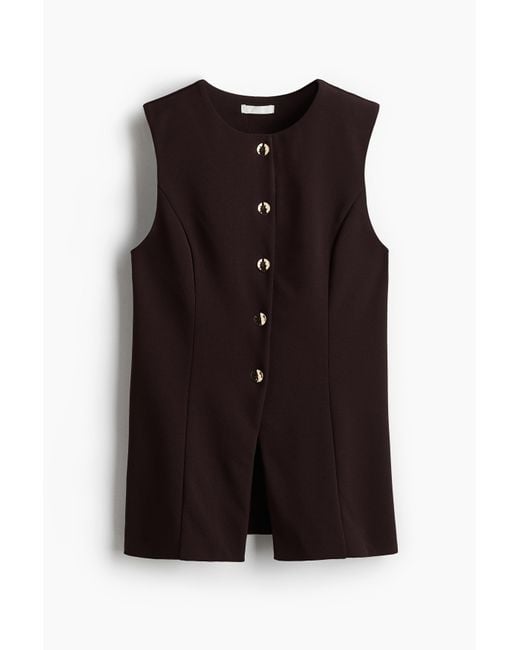 H&M Black Ponte di Roma waistcoat