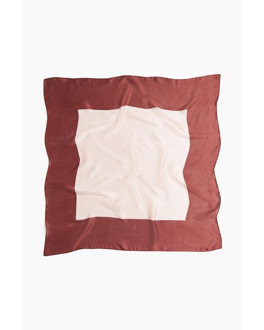 H&M Red Gemustertes Tuch